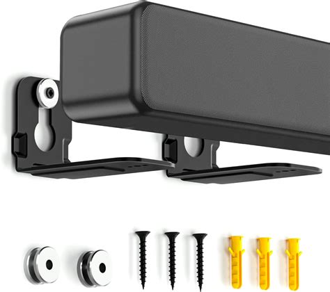 SPORTLINK Soundbar Wall Bracket Mount - Universal No-Slip Metal Sound ...