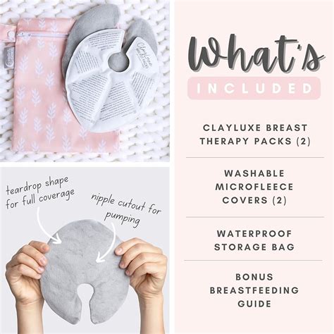 Cradle&Grace Cradle & Grace ClayLuxe Breast Therapy Packs, India | Ubuy