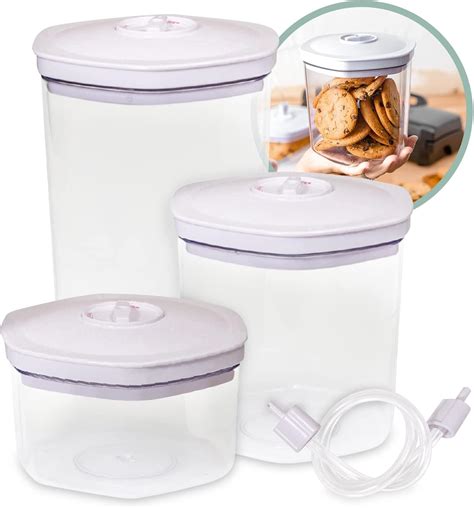 AvidArmor Avid Armor 3 Piece Vacuum Food Container Set for India | Ubuy