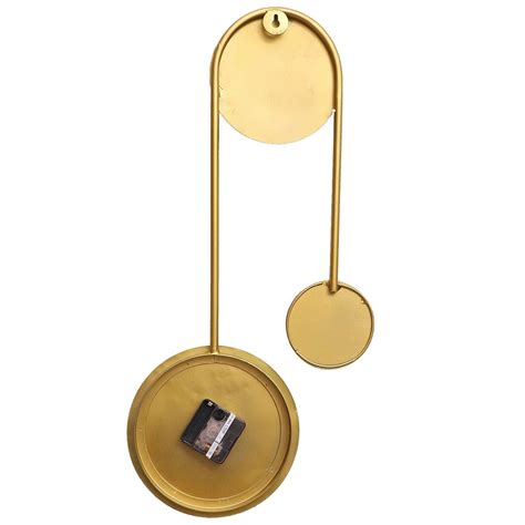 Black & Gold Hanging Dial Metal Wall Clock – Writings On The Wall