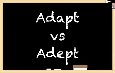 “Adapt”中文是甚麼意思? 它跟”Adept”的用法有何不同? - Learn With Kak