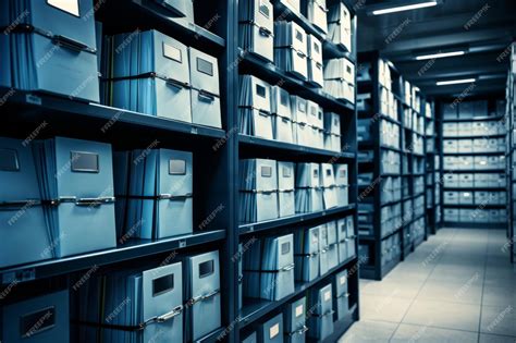 Premium Photo | An automated document archiving system in businesses