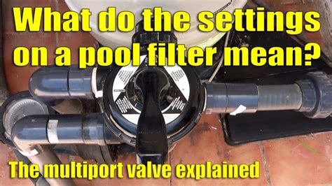 Image result for Pool Filter Settings
