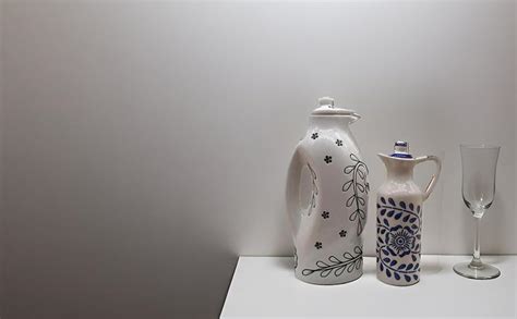 Kraftlik Handicrafts Ceramic Oil Dispenser Mini | Pack of 2 | White ...