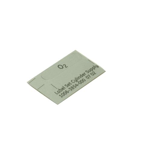 Label Set Cylinder Supply Oxygen, Anesthesia Delivery | GE HealthCare ...