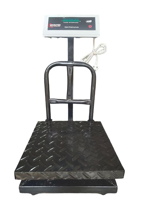 Microtek Smart Electronic Platform Weighing Scale 100kg Capacity 10g ...