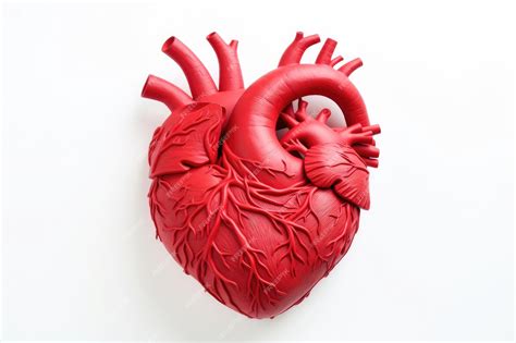 Premium AI Image | heart isolated on white background