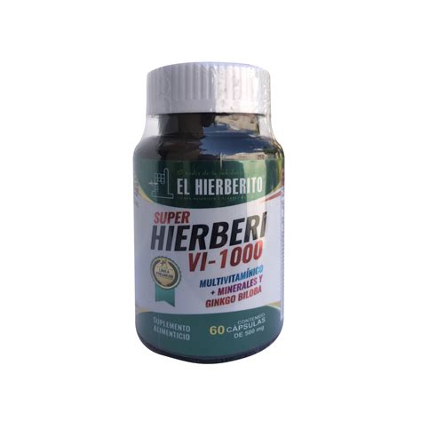 Super Hierberi VI-1000 60 cap. El Hierberito