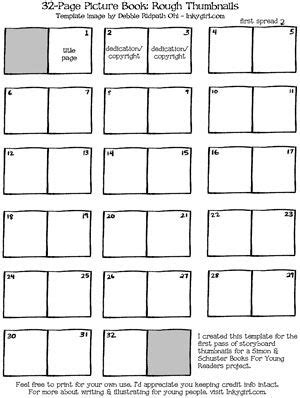Free Picture Book Thumbnail Templates for Writers and Illustrators - Inkygirl: Guide For Kidlit ...