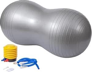 Buy GBEX Peanut Ball Size 45x90 cm Shaped Swiss Stability Yoga Exercise ...