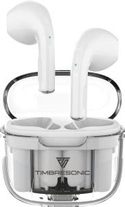 TIMBRESONIC Pod Lite Plus True Wireless Earbuds White Bluetooth Price ...