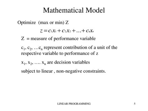 Linear Programming Mathematical Model 的图像结果