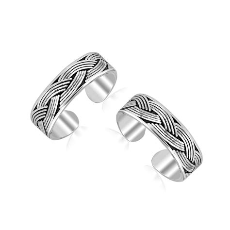 Buy 925 Sterling Silver Toe Rings Online for Women | TrueSilver