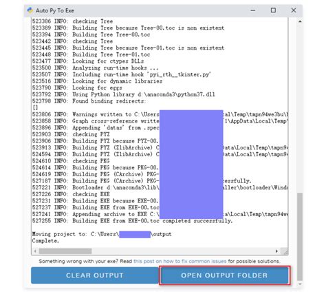Auto Py to exe One File Problem 的图像结果