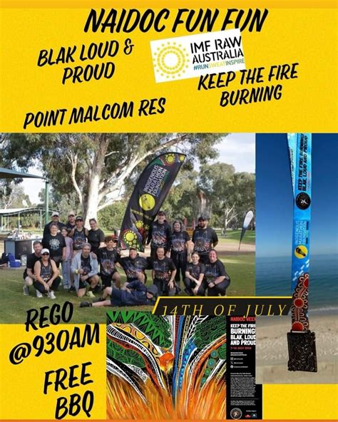NAIDOC FUN RUN BY IMF RAW, Point Malcolm Reserve, Adelaide, 14 July ...