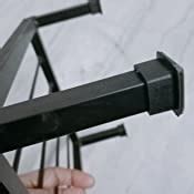 NAYRA Metal Planters Square Shape Thick and Strong Leg |Black Stand ...