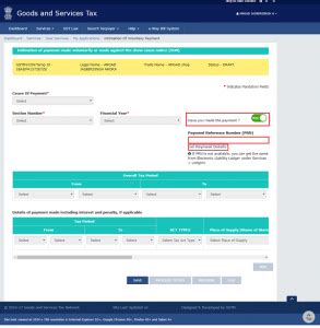 How to pay GST liability declared on voluntary basis (Form GST DRC-03)