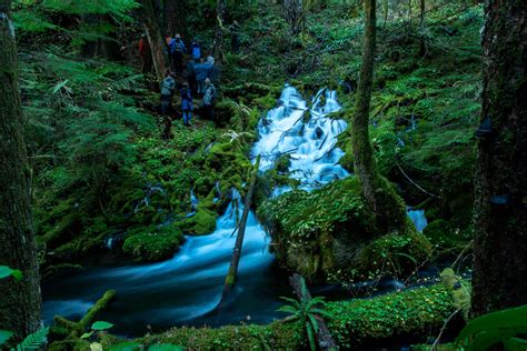 Speed Of Under Mountain Water Toward Spring
