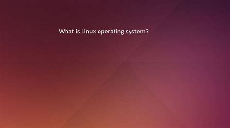 Image result for Operating System Linux Defination