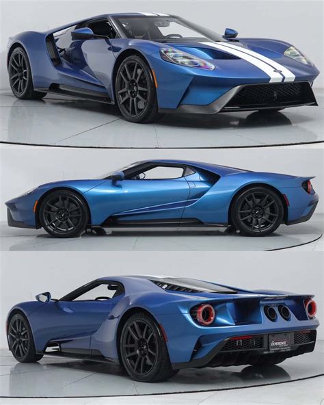 2019 Ford GT Liquid Blue Tri-Coat over Light Speed Interior