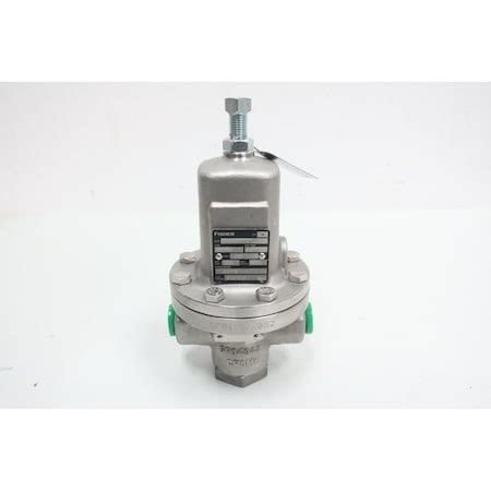 Fisher 25-75Psi Stainless 1/2In Npt Pressure Reducing Regulator Valve ...