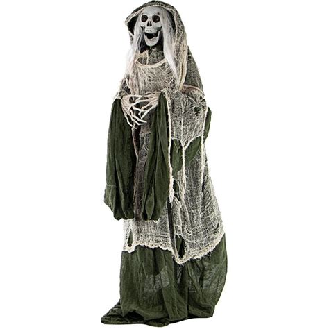 5 ft. Animatronic Moaning Skeleton Halloween Prop, India | Ubuy
