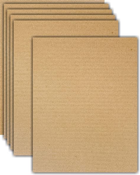 TOWNBUS 3 ply Corrugated Flat Cardboard sheets for DIY projects ...