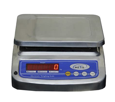 Metis Electronic Weighing Scale, Capacity 20 Kg, Grey : Amazon.in: Home ...