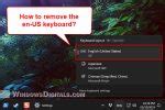 Image result for Remove Us Keyboard Layout
