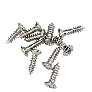 KK Vintage Durable 50 Pieces Replacement Pickguard Mounting Screws Set ...