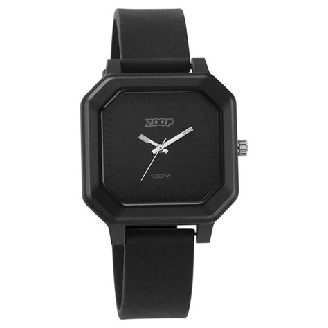 Buy Online Zoop Analog Watch with Black Dial & Black Strap for Girls ...
