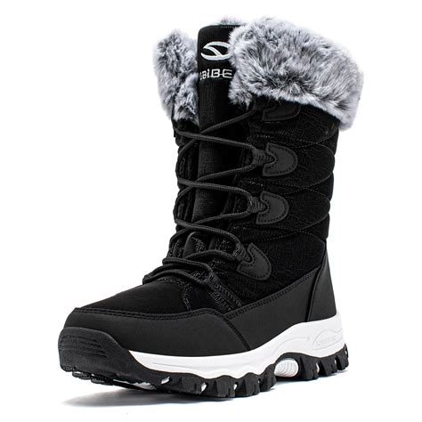 Amazon.com | HOBIBEAR Women's Waterproof Winter Snow Boots Lightweight ...