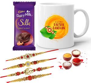 FabBites Rakhi with Dairy Milk Silk Chocolate,Mug for Brother,Kids ...