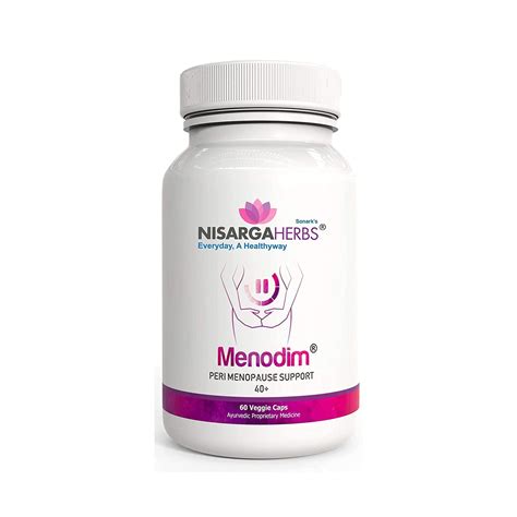 Nisarga Herbs Menodim Peri Menopause Support - Cureka