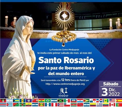 Unéte en directo al rezo del Santo Rosario por la Paz en Iberoamérica ...
