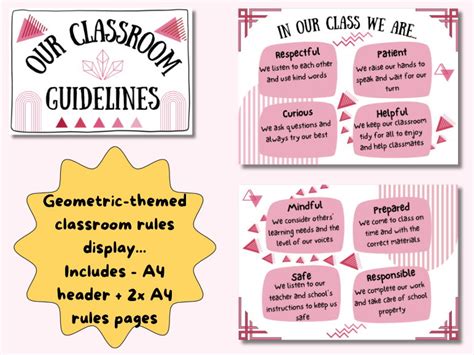 Image result for Classroom Rules Display