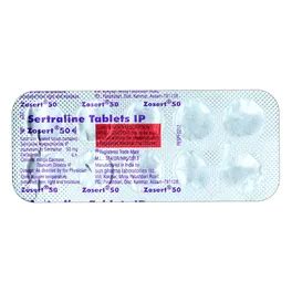 Zosert 50 Tablet | Uses, Side Effects, Price | Apollo Pharmacy