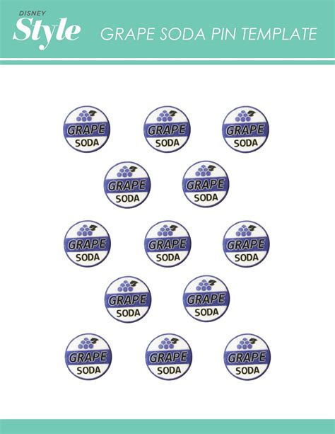 Up Movie Night Printable Templates | Grape Soda Pin Template