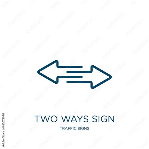 Image result for 2-Way Sign Without Text