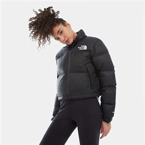 cropped nuptse jacket