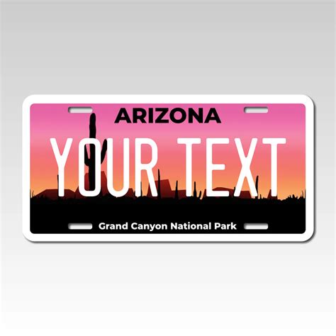 Personalized Arizona License Plates – Custom Plate Pros