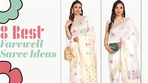 8 Best Farewell Saree Ideas | sadika
