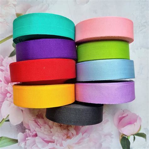 Plain Gross Grain Ribbons – YV Craft Supplies
