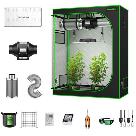 Buy VIVOSUN GIY 4x2 Grow Tent Complete System, 4x2 ft. Grow Tent Kit ...