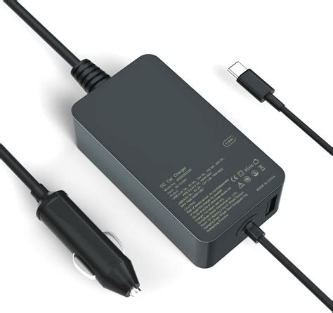 Amazon.com: 100W USB-C Laptop Car Charger for Dell, HP, Lenovo, MacBook ...