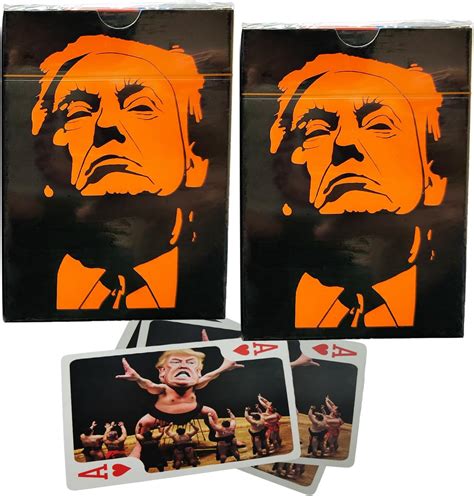 Amazon.com: SAMIQU Funny Trump Playing Cards, Deck of Cards Trump Game Cards,Trump Playing Cards ...