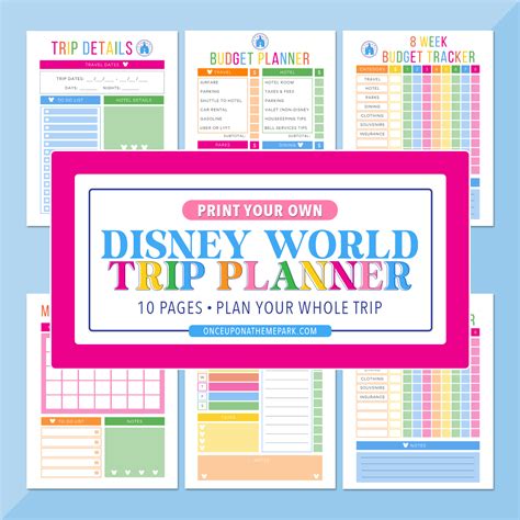 Walt disney world trip planner 60 photos - Morilly.com