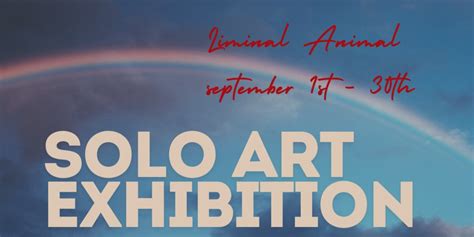 Solo Art Exhibition by Liminal Animal, Urban Solace, Bangalore | AllEvents