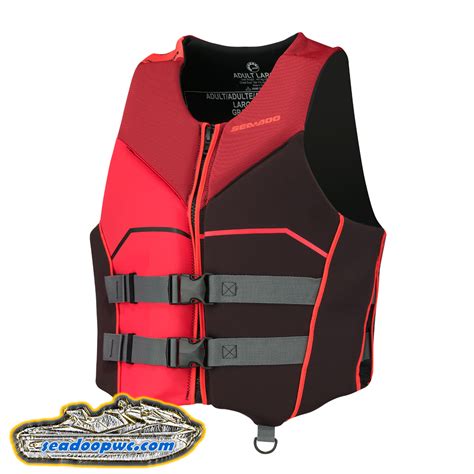 Sea-Doo Freedom PFD/Life Jacket - Lava Red - 285980 | Shop Sea-Doo PWC