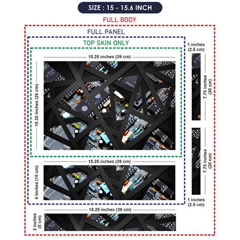 Shop Grey Bars on Multicolor Motherboard Laptop Skin | Buy Online Now ...